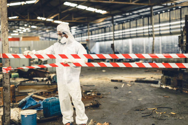 Professional Drug Lab Cleanup technician working in Frankfort, OH
